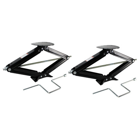 QUICK PRODUCTS Quick Products QP-RVJ-S30-2PK RV Stabilizing and Leveling Scissor Jack, 5,000 lbs. Max, 30" - 2-Pack QP-RVJ-S30-2PK